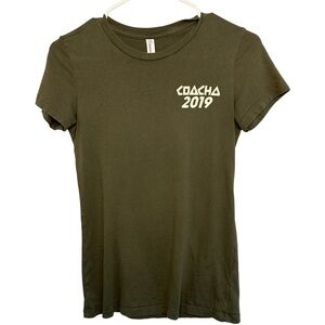 Dutch Bros 2019 COACH Central Oregon Olive Green Women’s Fit DB 1992 Mountains